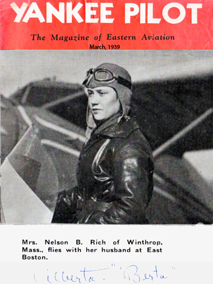 Berta's picture in Yankee Pilot Berta's picture in Y:ankee Pilot