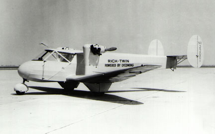 The Rich-Twin experimental aircrft