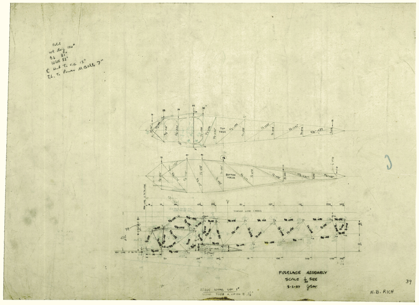 Fuselage assembly of the  Rich-Twin by Jim Kendrick